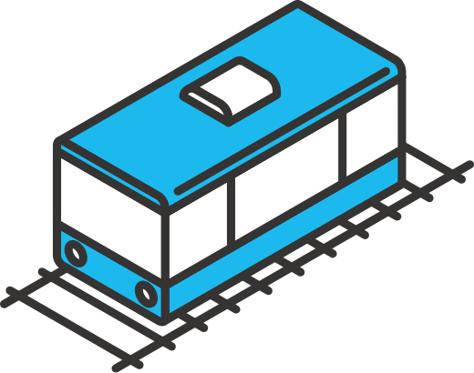 電車のイラスト